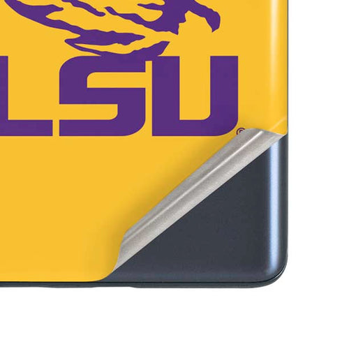 Louisiana State University - LSU Tiger Eye Logo Yellow Galaxy S20 Fan Edition Skin